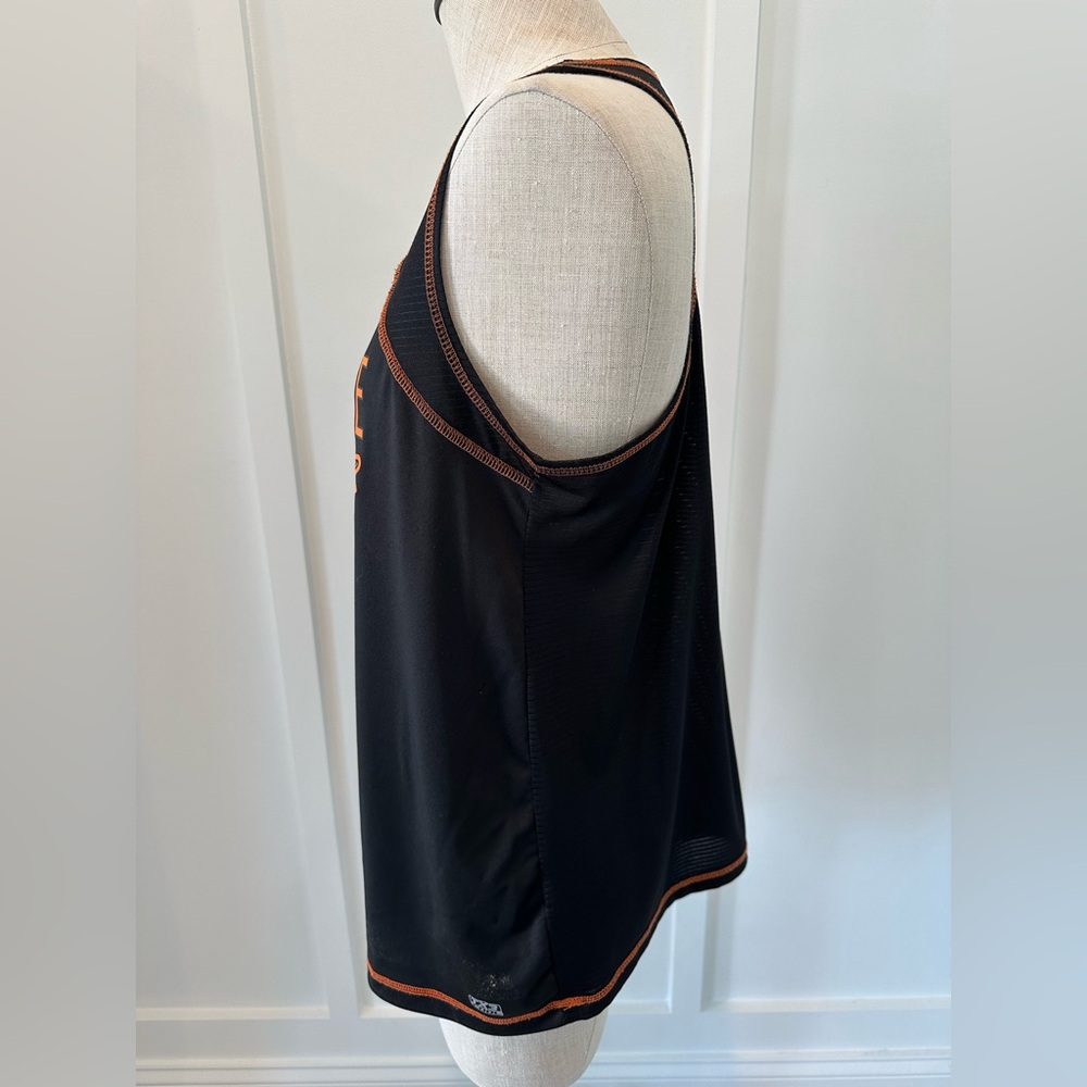 MLB Baltimore Orioles Black and Orange Ladies Tank Top -Sz Large TX3 Cool - Picture 4 of 7